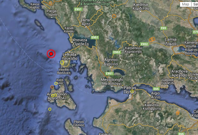 Terremoto en la la isla griega Lefkada