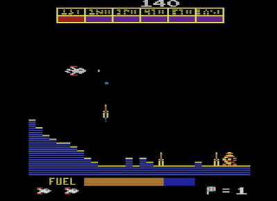 El mítico Scramble de Konami, ahora también en Atari 2600