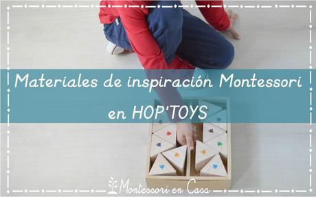 Materiales de inspiración Montessori en HOP’TOYS