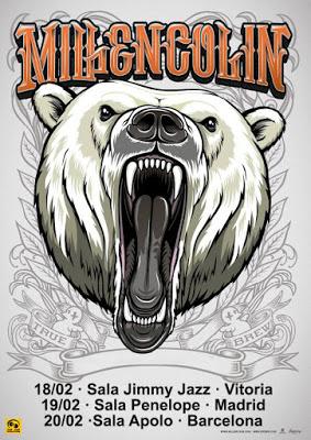 Millencolin en Vitoria, Madrid y Barcelona en febrero de 2016