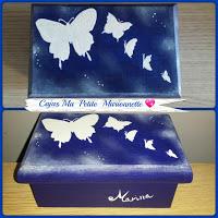 Cajas de madera para la Navidad