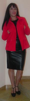 Cuero y rouge: Look y outfit