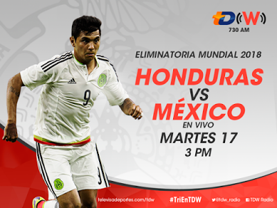 En vivo Honduras vs México por internet