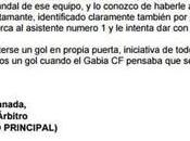 árbitro víctima "agresor pene" varón, según informa alcaldesa lugar