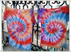 camiseta tie dye