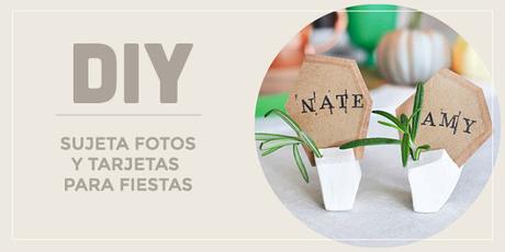 DIY | Unos bonitos sujeta fotos y tarjetas para tu fiesta DIY | Unos bonitos sujeta fotos y tarjetas para tu fiesta