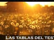 tablas testimonio Acuérdate reposo para santificarlo