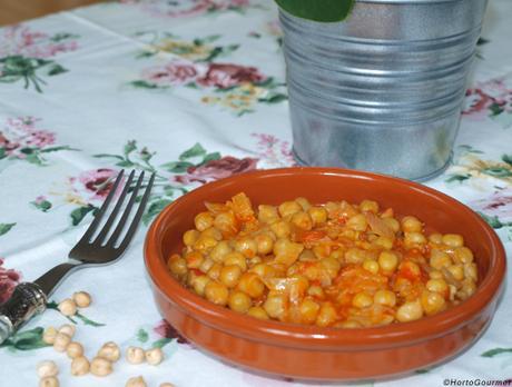 RECETA: Garbanzos fritos con tomate