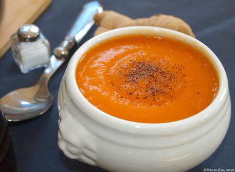 RECETA: Sopa de zanahoria y jengibre