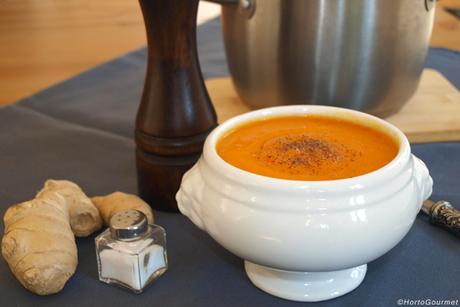 RECETA: Sopa de zanahoria y jengibre