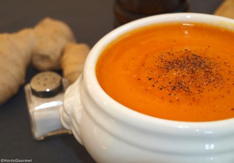 RECETA: Sopa de zanahoria y jengibre