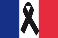 Solidarité de l'Espagne à la France après l'attaque terroriste islamiste à Paris.