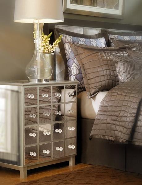 DIY drawers are covered in MirroFlex Flatsheet in the Mirror finish. Great for making over old furniture.: 