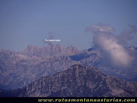 Ruta de los Arrudos y Corteguerón: Vista desde el Corteguerón del Torrecerredo