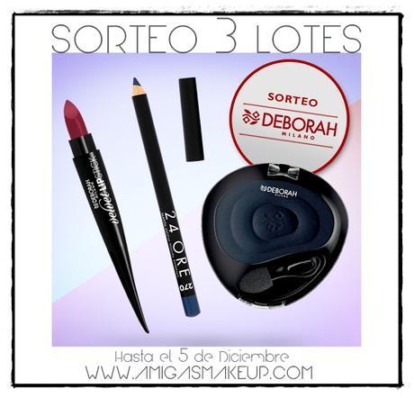 Sorteo Aniversario 3 lotes de productos Deborah Milano.