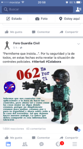 #Compartir la localización de los controles de Policía