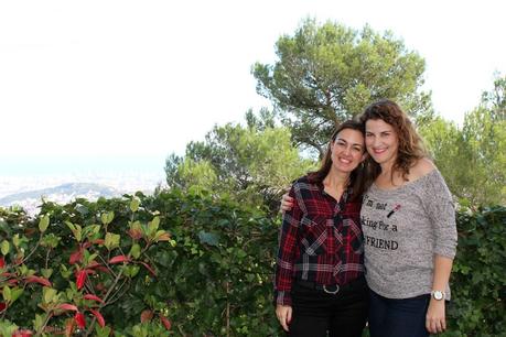 Con Lourdes (del blog Me Paso el Día Comprando) posando en el Gran Hotel La Florida