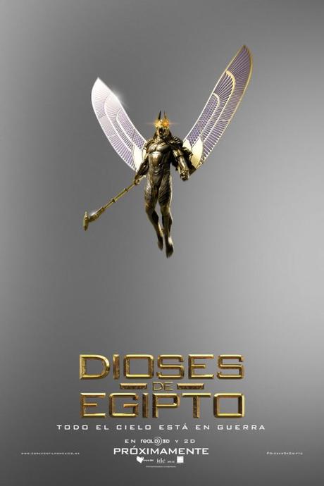 #GodsOfEgypt: Se reveló el primer tráiler y nuevos afiches de #DiosesDeEgipto