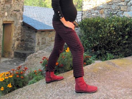 Patrón a medias con La Pantigana: Pantalón con puños