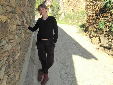 Patrón a medias con La Pantigana: Pantalón con puños