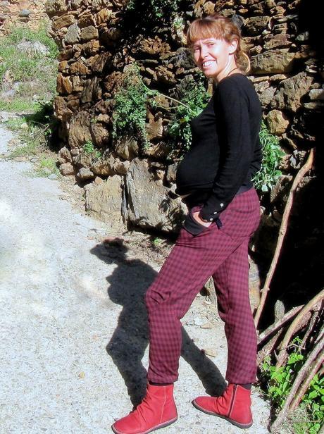 Patrón a medias con La Pantigana: Pantalón con puños