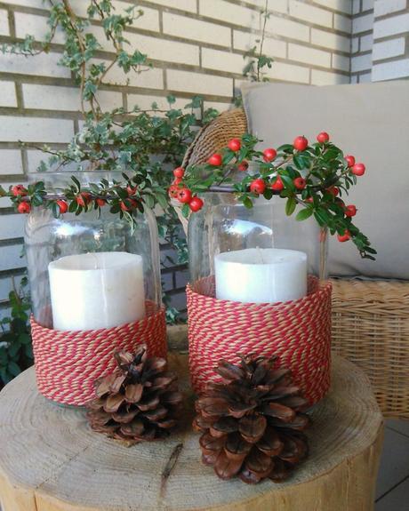 Centro de velas lowcost para Navidad