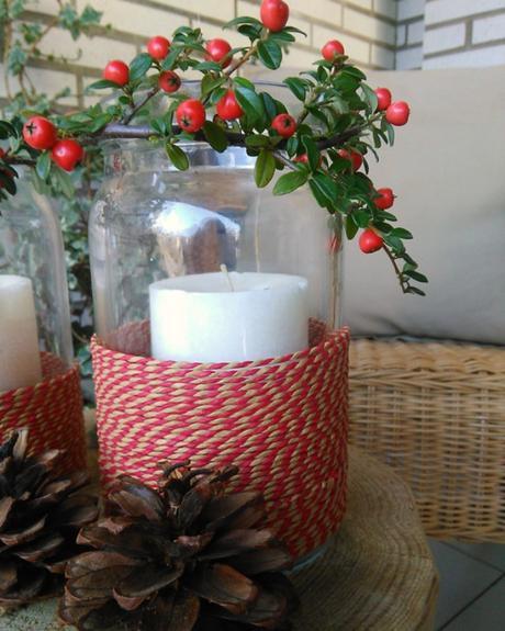 Centro de velas lowcost para Navidad