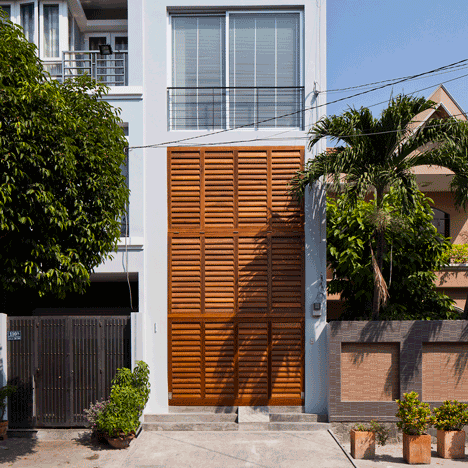 Diseño de apertura de fachada en Vietnam