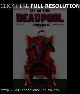 Nuevo póster navideño de Deadpool Deadpool