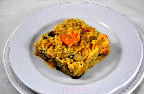 RISOTTO DE LANGOSTINOS Y SETAS DE TEMPORADA