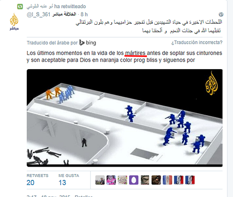 Así celebró #Isis el ataque a París- ASESINOS-