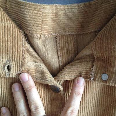 DIY A-LINE SKIRT WITH BUTTONS