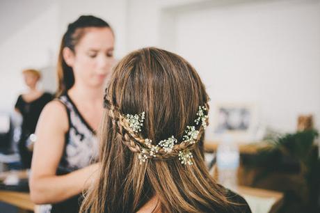 peinado trenza novia