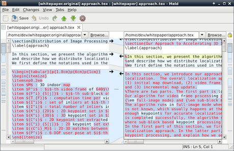 Como hacer comparaciones de archivos y directorios con un GUI de diff en Linux