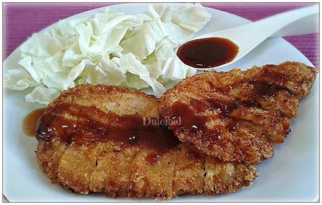 TONKATSU (Filete de cerdo empanado con panko)