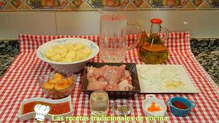 Receta de guiso de pollo y setas