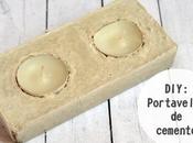 DIY: Portavelas cemento