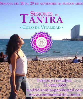 Semana del 20 al 29 de Noviembre: Tantra en Buenos Aires!
