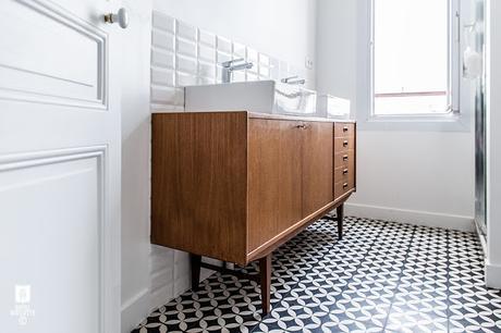 Antes y después: Un mueble de baño realizado con un aparador retro