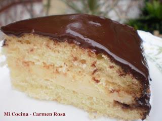 TARTA DE CREMA AL ESTILO BOSTON