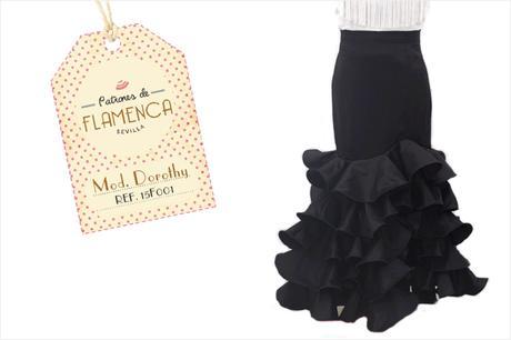 Básico de flamenca falda negra
