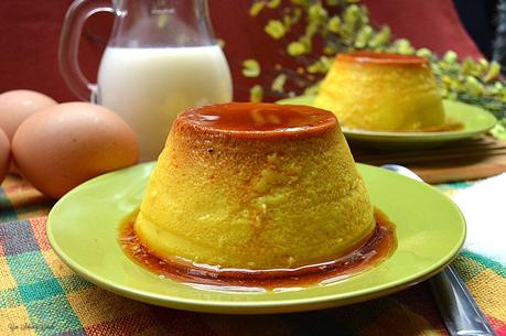 Flan de huevo tradicional