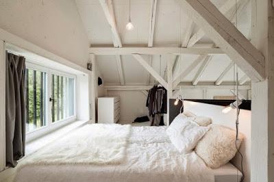 Establo Rustico en Negro y Blanco