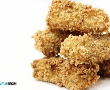fingers de queso vegano