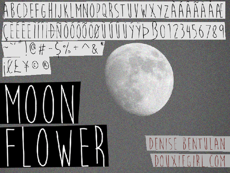 Moon Flower Free Font