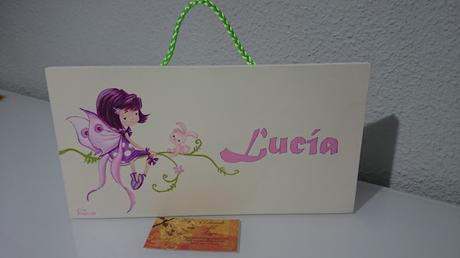 Cartel para la habitación de Lucía