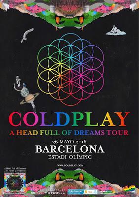 Coldplay en el Estadio Olímpico de Barcelona el 26 de mayo de 2016