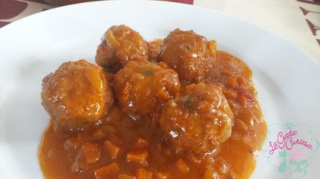 ALBONDIGAS DE PESCADO Y GAMBAS