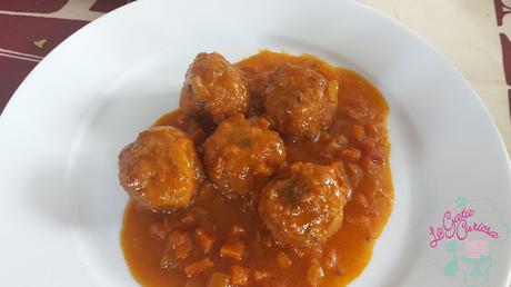 ALBONDIGAS DE PESCADO Y GAMBAS