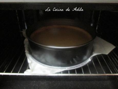 La mejor tarta de queso, con crujientes de naranja